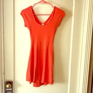 Orange Mini Dress